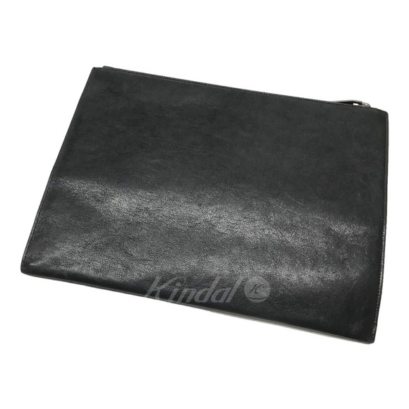 Saint Laurent Clutch Black Bag Star Paris Patch - Picture 1 of 7